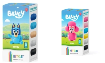 PAKIET Hey Clay. Bluey. Figurki z akcesoriami 6w1