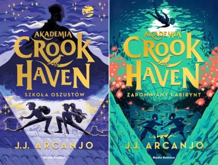 Akademia Crookhaven Szkoła oszustów + Zapomniany labirynt PAKIET - J. J. Arcanjo