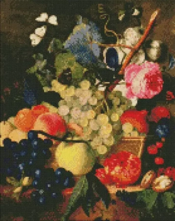 Diamentowa mozaika - Kosz owoców 40x50cm - Ideyka
