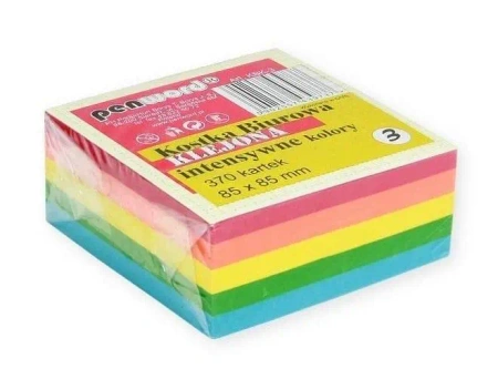 Kostka biurowa mix 85x85x35mm 370K - Penword