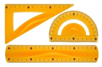 Zestaw geometryczny pomarańczowy BL010-PK - Tetis