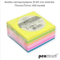 Kostka biurowa mix 75x75 400K - Penword