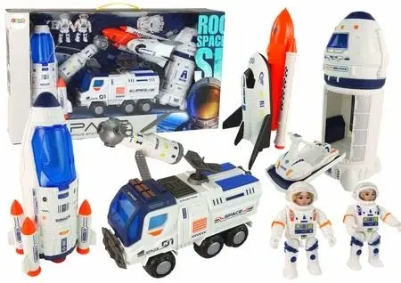 Rakieta kosmiczna, statek,pojazdy - Leantoys