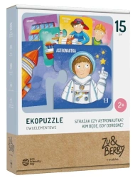 Kim będę gdy dorosnę. Ekopuzzle dwuelementowe - Muduko