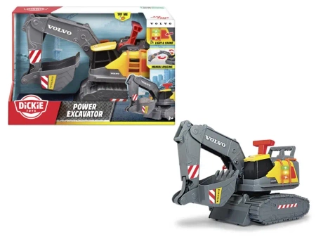 Koparka Volvo ze światłem i dźwiękiem 30cm - Dickie Toys