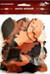 Listki tonacja brązowa 60szt - Galeria Hobby