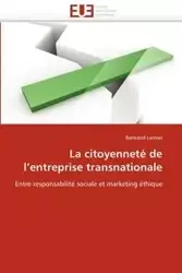 La citoyenneté de l entreprise transnationale - LAMON-B