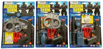 Zestaw policyjny pistolet na strzałki MIX - Trifox