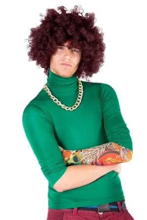 Peruka afro XXL brązowa - Arpex