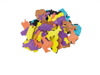 Naklejki z pianki dzikie zwierzęta 98szt - Brewis