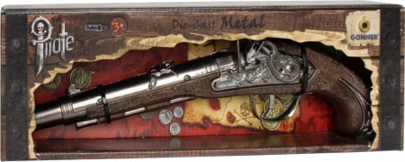 Pistolet Pirata metalowy - Gonher