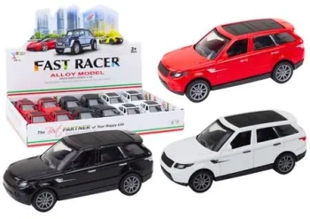 Samochód osobowy 1:36 napęd metalowy MIX - Leantoys