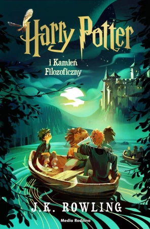 Harry Potter i Kamień Filozoficzny. Polska okładka z barwionymi brzegami - J.K. Rowling