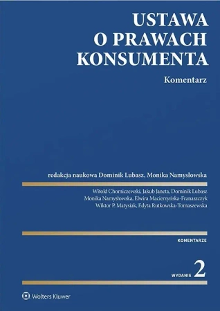 Ustawa o prawach konsumenta. Komentarz w.2 - praca zbiorowa