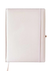 Kalendarz 2026 A4 Metalic elegance dzienny V3 różowy K-A4DL - AVANTI