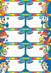 Naklejki na zeszyt A5 (20szt) BAMBINO - ST-MAJEWSKI