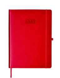 Kalendarz 2026 A4 Elegance dzienny V6 czerwony K-A4D - AVANTI