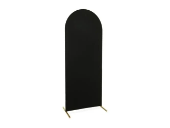 Pokrowiec na stojak łuk czarny 200cmx80cm - PartyDeco