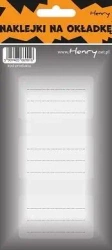 Naklejki na zeszyty - Czarno-białe (12szt) - Henry