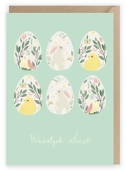 Kartka okolicznościowa Zielona, eko koperta K097 - Cardie