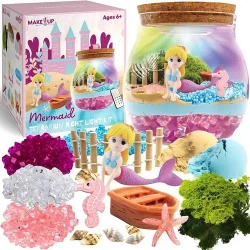Terrarium Świecące z Syrenką Kreatywny Zestaw Edukacyjny - Norimpex