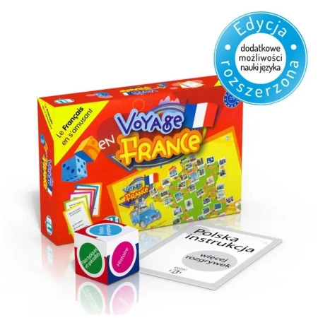 Gra językowa Francuski Voyage en France - b.d