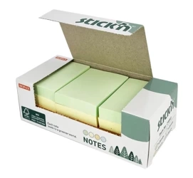 Paczka Notes samoprzylepny 4 kolory 38x51mm 12 szt. - STICKN
