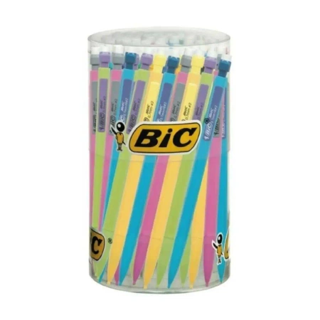 Ołówek z gumką HB Matic Fun 0,7mm (60szt) BIC - Praca zbiorowa