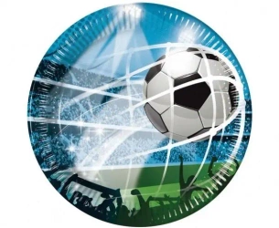 Talerzyki papierowe Soccer Fans 20cm 8szt - Godan