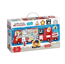Puzzle z dziurką Wóz strażacki - CzuCzu