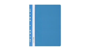 Skoroszyt twardy zawieszany PVC niebieski (10szt) - Biurfol