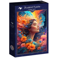 Puzzle 1000 Piękność z kwiatami we włosach - Alipson