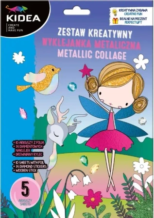 Wyklejanka metaliczna Magiczny Świat KIDEA - DERFORM