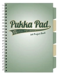 Kołozeszyt Pukka Pad A4 Project Book Sage zielony - Pukka Pads