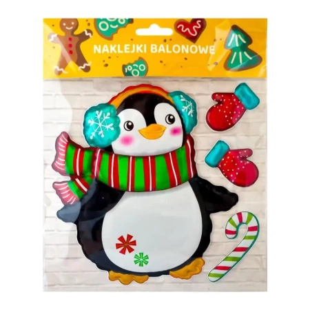 Naklejki balonowe pingwin - MCD