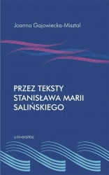 eBook Przez teksty Stanisława Marii Salińskiego - Joanna Gajowiecka-Misztal