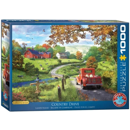 Puzzle 1000 Davison The Country Drive 6000-0968 - Eurographics