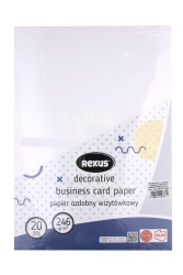 Papier wizytówkowy A4/20K biały Duży Młotek - Beniamin