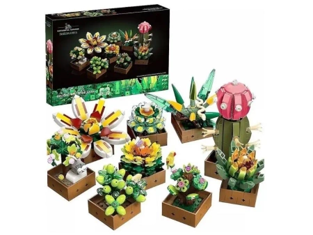 Klocki - kwiatki w doniczce - ADAR