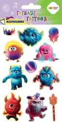 Tatuaże zmywalne Monsters HAPPY COLOR - GDD