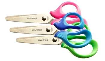Nożyczki szkolne Tetis 5 mix 3 kolorów