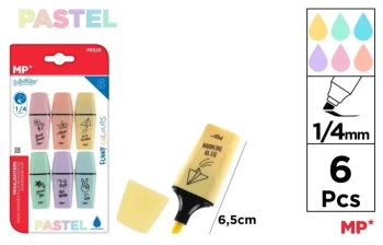 Zakreślacz Fluorescencyjny 6 kolorów - MP Main Paper