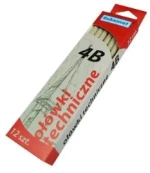 Ołówek techniczny 4B (12szt) - Schemat