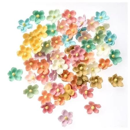 Kwiaty papierowe 2cm 60szt - Dalprint dpCraft