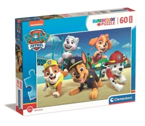 Puzzle 60 Maxi Super Kolor Paw Patrol - Clementoni