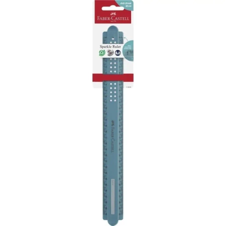 Linijka Sparkle ocean 30cm - Faber Castell