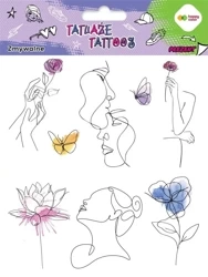 Tatuaże zmywalne Llineart + Aquarella HAPPY COLOR - GDD