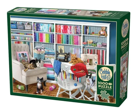 Puzzle 1000 Miejsce do szycia 113605 - Cobble Hill