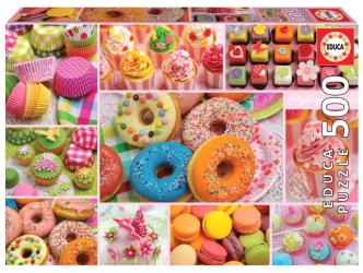 Puzzle 500 Słodycze 112785 - Educa