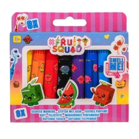 Pachnące mini pisaki 8 szt. FRUITYSQUAD - Canenco